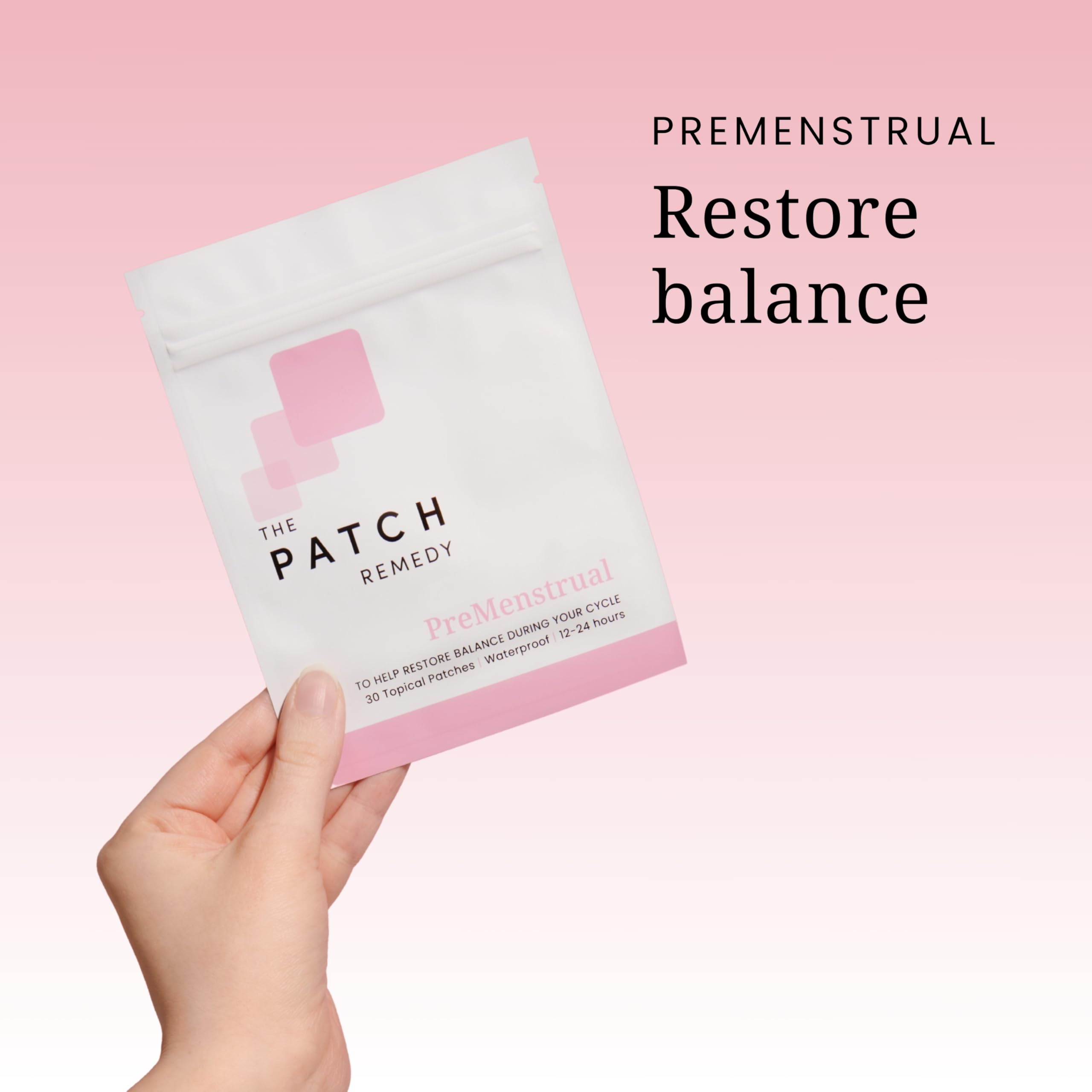 The Patch Remedy Period Patch & Iron Patches Kit - 30 PMS Menstrual Patches for Women with Vitex Chasteberry, Magnesium, Evening Primrose Oil, Dong Quai Extract, Curcumin, Vitamin B6 & E, Iron The Patch RemedyAu supplements