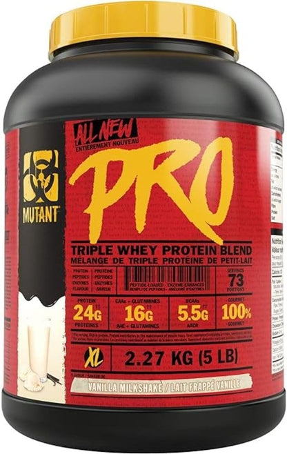 Mutant Pro – Triple Whey Protein Supplement – Time-Released for Enhanced Amino Acid Absorption MutantUS supplements