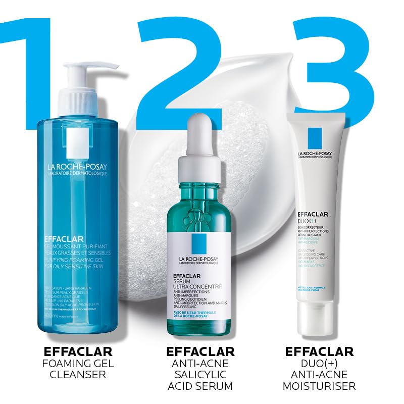 La Roche-Posay Effaclar Purifying Foaming Gel Cleanser for Oily Skin La Roche-PosayUS supplements