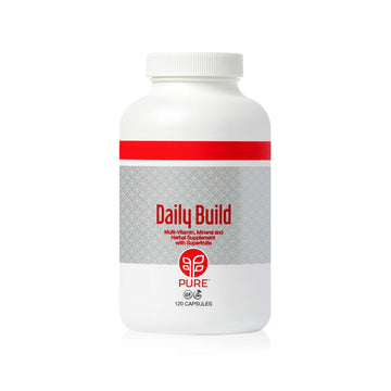 PURE Daily Build | 120 Capsules | Advanced Multivitamin Supplement | Enhanced with Essential Vitamins, Minerals PUREUS supplements