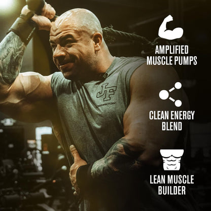 Jacked Factory Nitrosurge Build Pre Workout with Creatine for Muscle Building - Con Cret Creatine Powder & elevATP for Intense Energy, Powerful Pump, Jacked FactoryUS supplements
