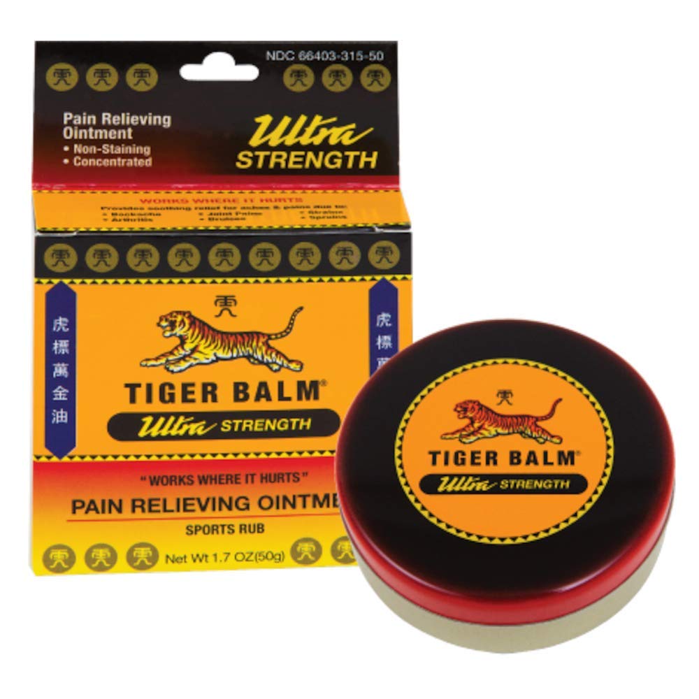 Tiger Balm Sport Rub Pain Relieving Ointment, Ultra Strength 1.70 oz (Pack of 3) Tiger BalmAu supplements