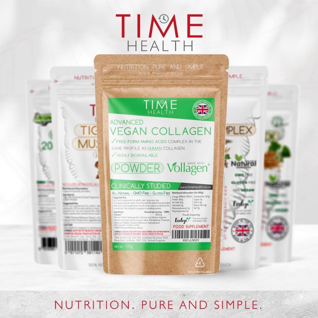 Vollagen® Advanced Vegan Collagen Powder - Amino Acid Complex in Ratio of Collagen Time HealthAu supplements