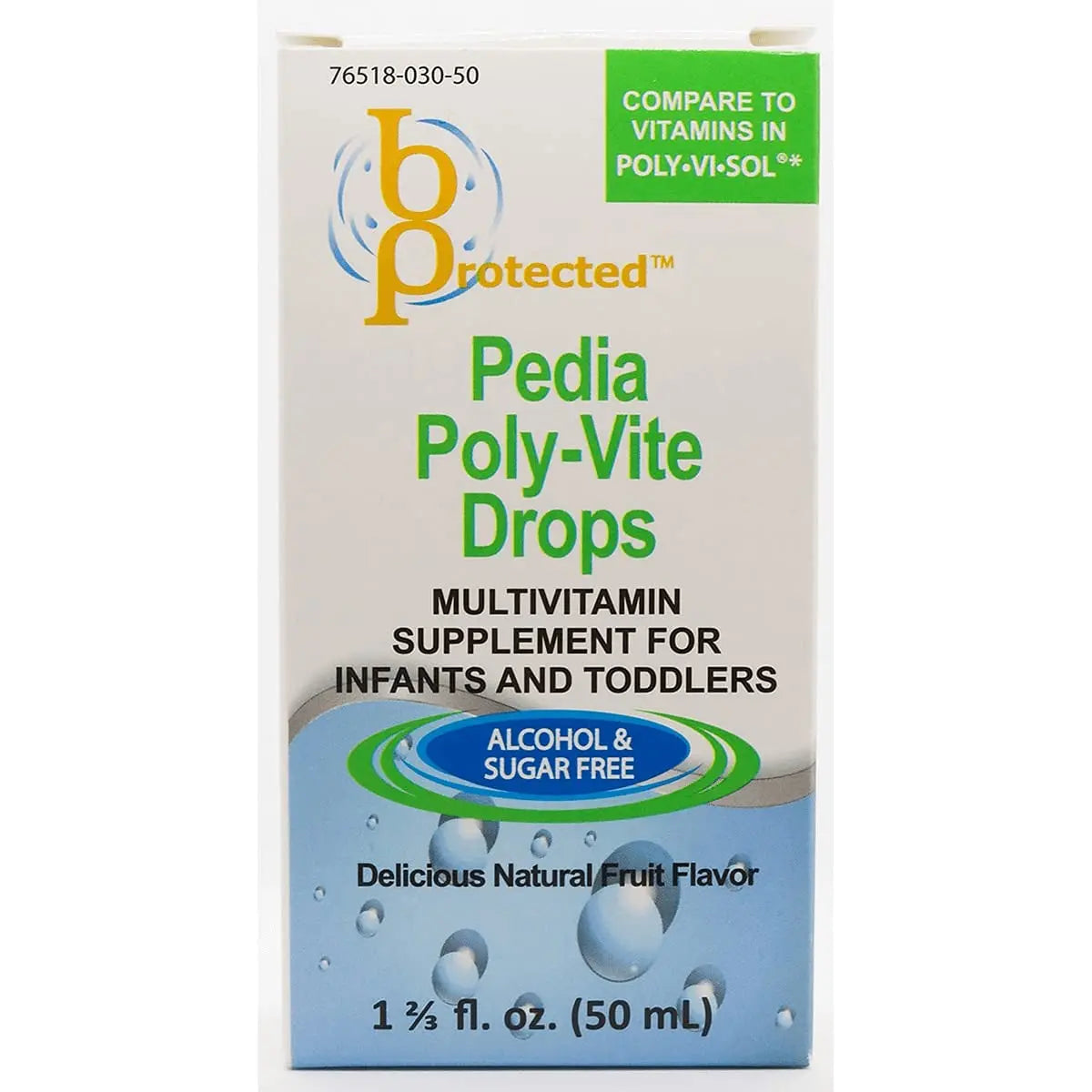 Pedia Poly-Vite Drops 1 2/3 fl Ounce Liquid B ProtectedAu supplements