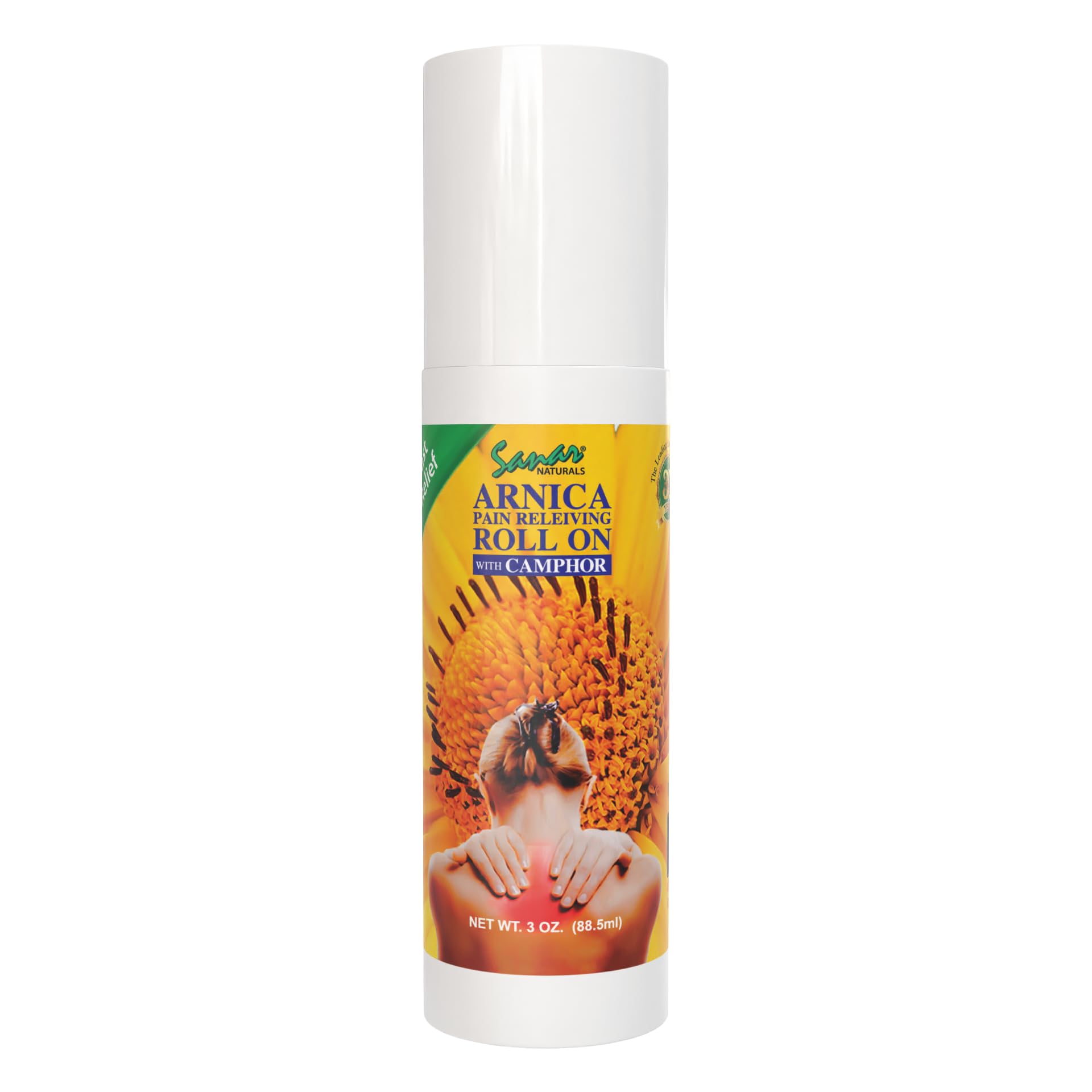 Sanar Naturals Arnica Roll On, 3 oz | Fast Acting Muscle Rub Relief & Joint Support | Soothing Topical Arnica Clear Gel for Post Workout and Daily Use | Non-Greasy, Travel Size Sanar NaturalsAu supplements