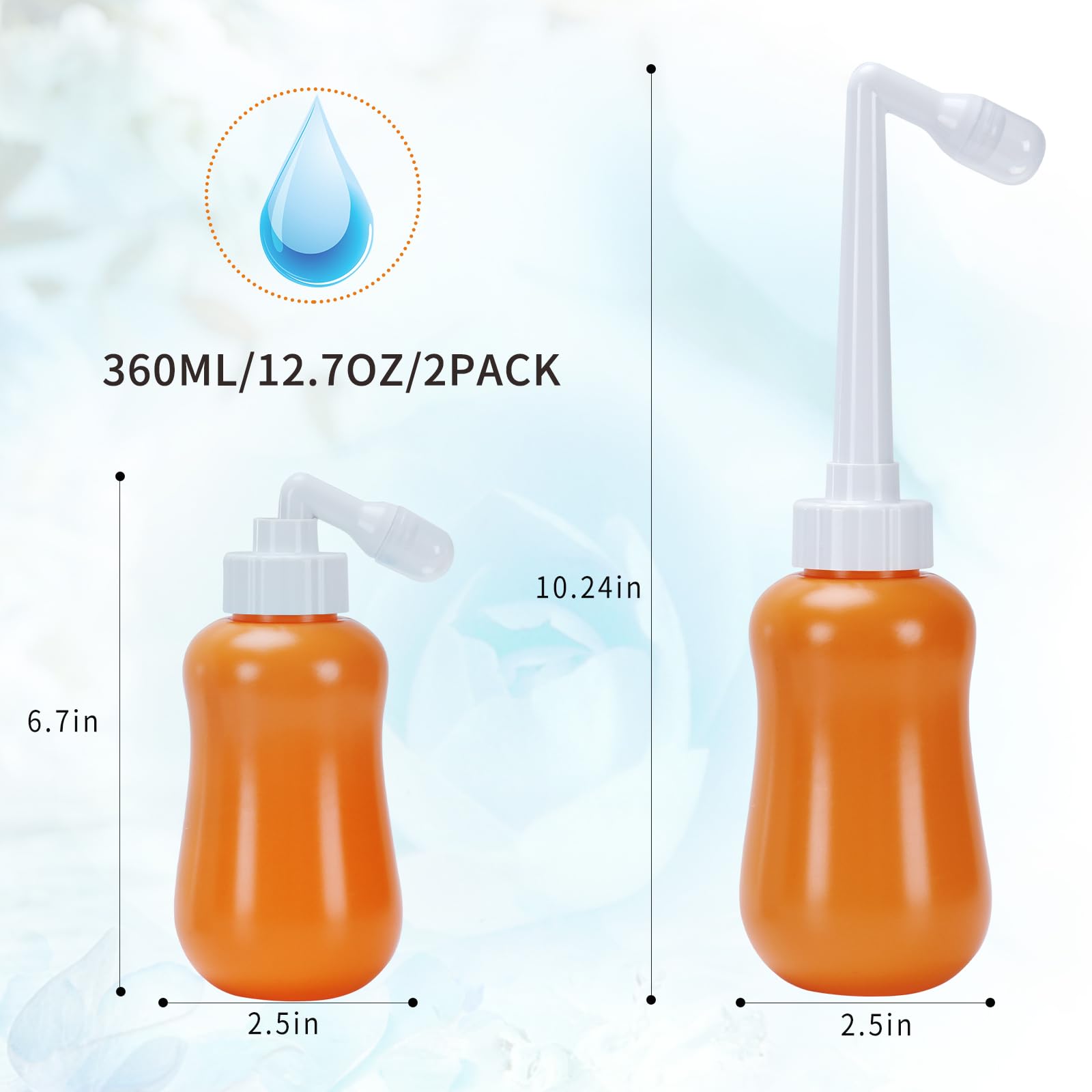 Peri Bottle for Postpartum Care, for Postpartum Essentials, Feminine Care Orange FOOFOOAu supplements