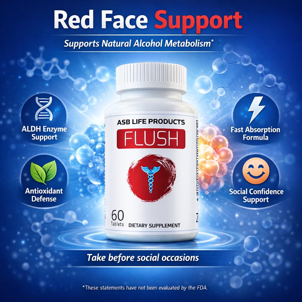 Flush Prevention Red Face Supplements Clinically formulated Fast Absorption FlushAu supplements