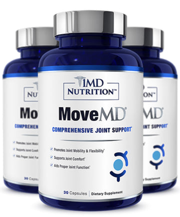 1MD Nutrition MoveMD - Joint Health Supplement - Doctor Formulated | with Collagen, Astaxanthin, and More | 30 Capsules (3-Pack) 1MD NutritionAu supplements