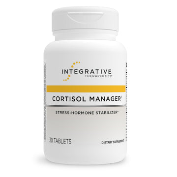 Integrative Therapeutics Cortisol Manager - Balance Cortisol & Support Relaxation for Restful Sleep* - Includes Ashwagandha & L-Theanine for Confidence with Less Stress