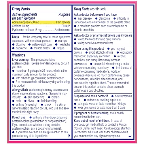 Midol Complete Gelcaps 24ct: Midol Complete Menstrual Pain Relief Gelcaps with Acetaminophen for Menstrual Symptom, PMS Relief, and Period Cramp Relief - 24 Count MidolAu supplements