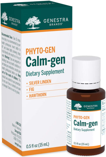 Genestra Brands Calm-gen | Silver Linden, Fig, and Hawthorn Herbal Supplement | 0.5 fl. oz. Genestra BrandsAu supplements
