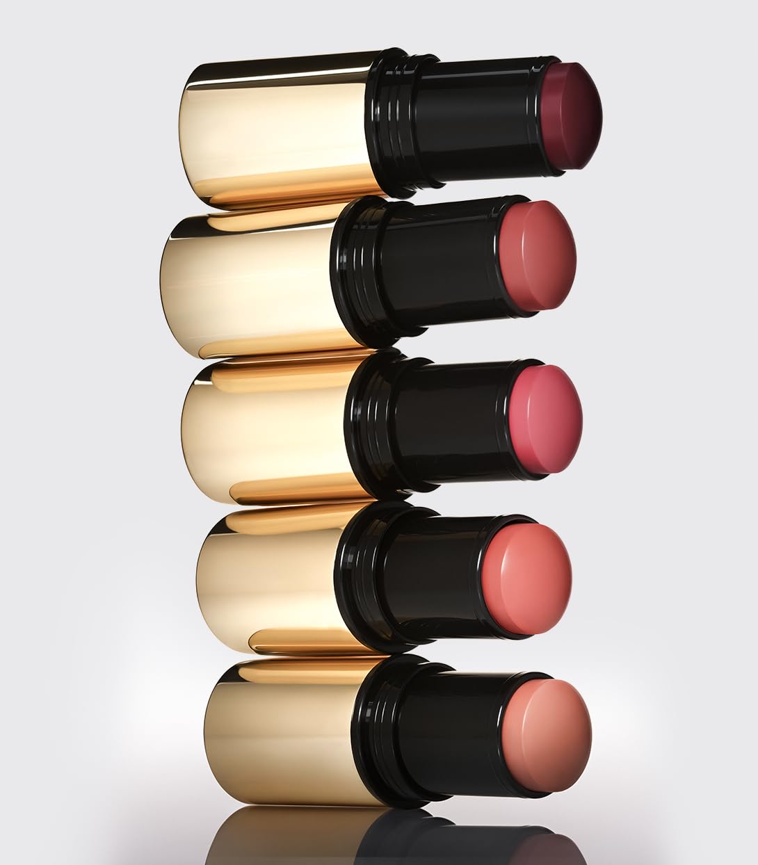 MAKE Beauty Cream Stroke Cream Blush Stick for Cheeks - Vibrant yet Natural Soft Matte Finish - Shade Rouge Moon, Berry Plum Blush Makeup MAKEAu supplements
