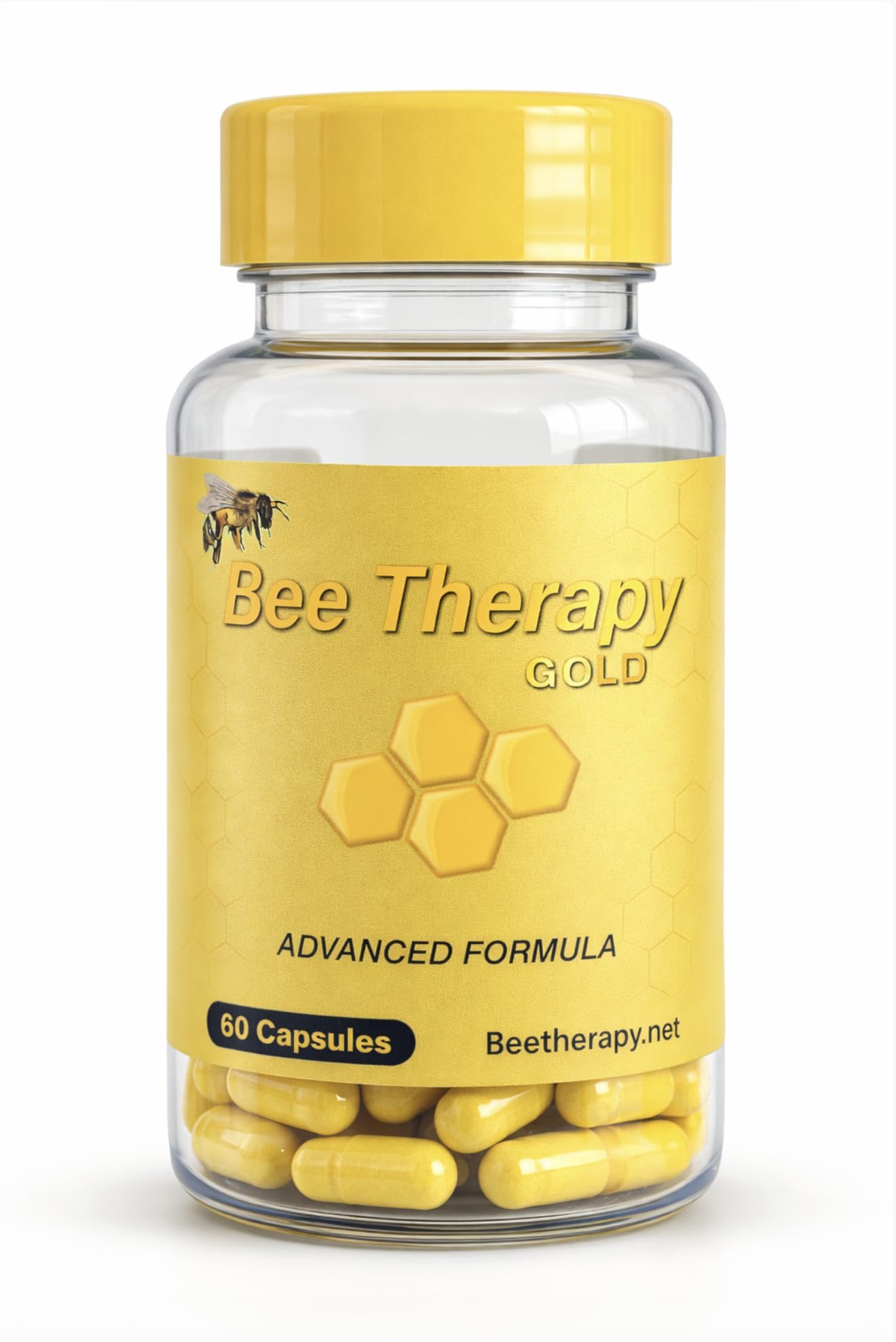 Natural Supplement - Bee Therapy Gold Venom Apitoxin Manuka Honey - Supports Inflammation & Mobility - Neck and Backache - Supports Joints & Muscles- Sprains, Bruises and Strains - Pack 1 60 Capsules Aus HealthcareAu supplements