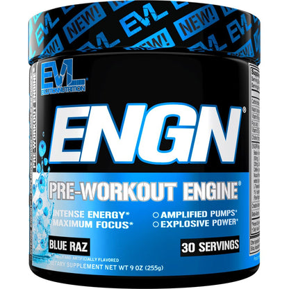 EVL Intense Pre Workout with Creatine - Pre Workout Powder Drink for Lasting Energy Focus EvlutionUS supplements