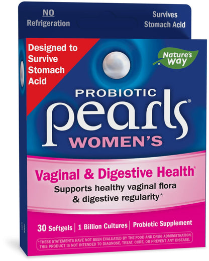 Nature's Way Probiotic Pearls for Women, Vaginal and Digestive Health Nature's WayUS supplements