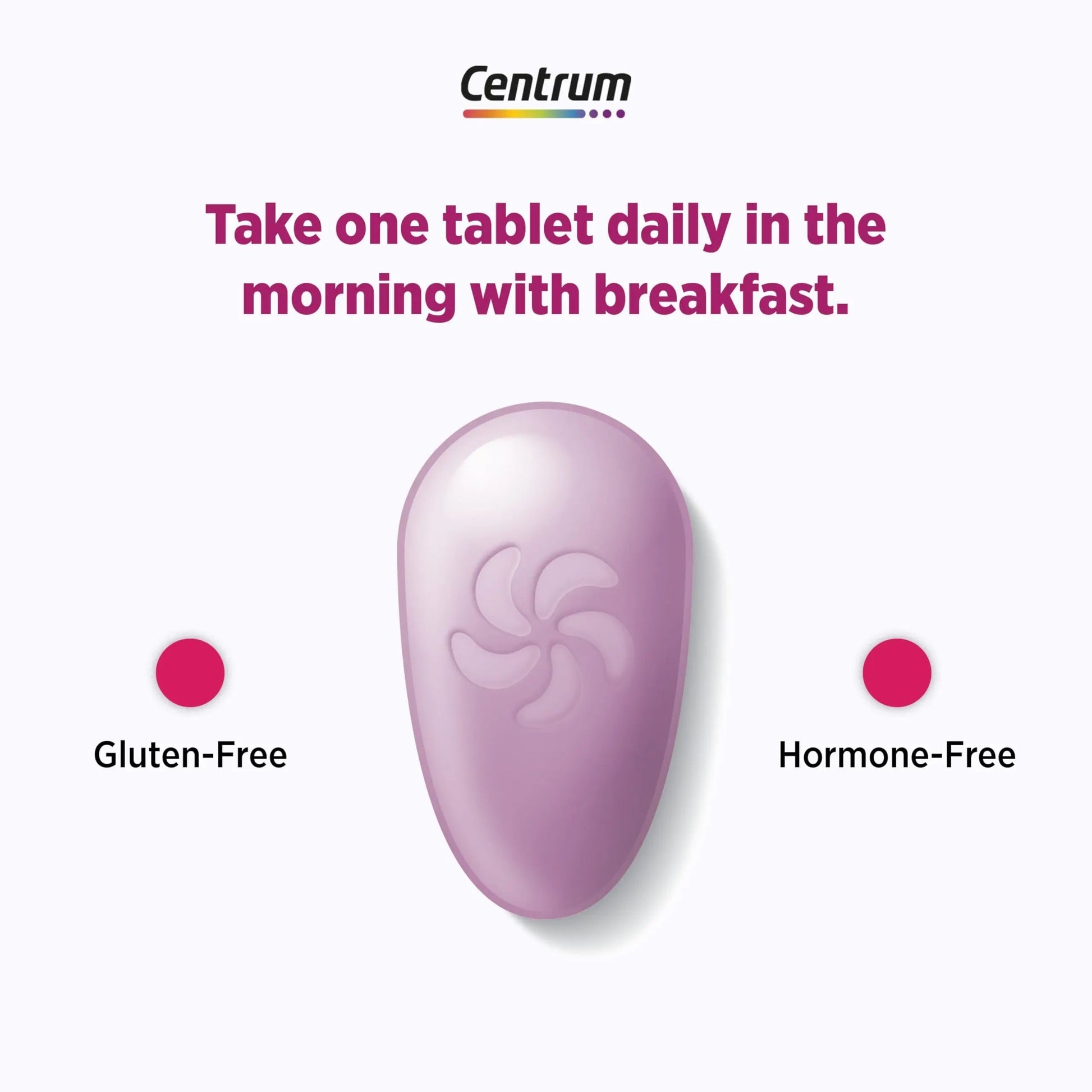 Centrum Complete Multivitamin Supplement + Hot Flash Support Menopause Support Tablets, with Clinically Studied geniVida, 30 Count CentrumAu supplements