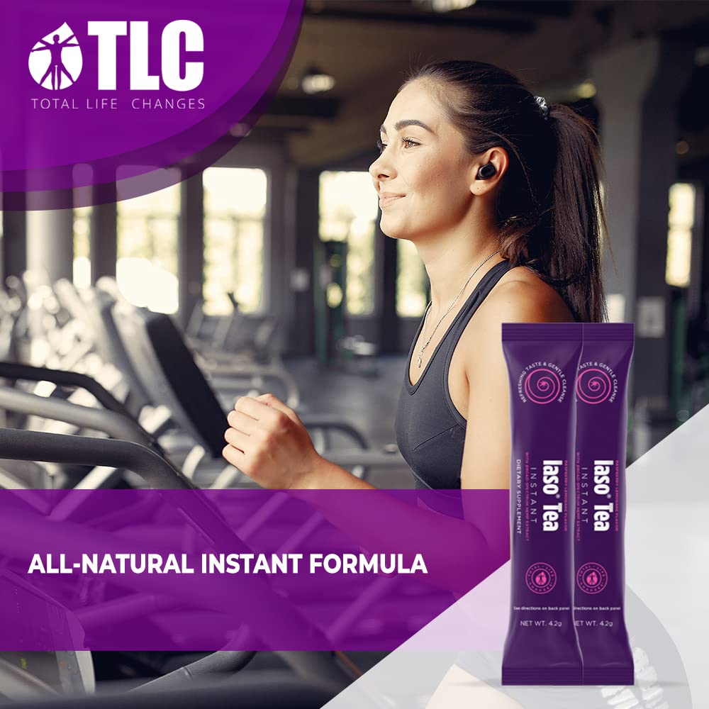 Total Life Changes Raspberry Lemonade Flavor Instant IASO Tea (15 Pack) Total Life ChangesUS supplements