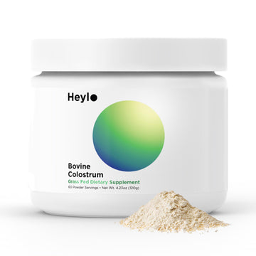 Heylo Premium Colostrum Powder – 100% Pure, Grass-Fed Bovine 40% IgG Supplement, Natural Gut Health Bloating Immunity Skin & Hair, Muscle Recovery, Rich in Immunoglobulins, 60 Servings Heylo HealthAu supplements