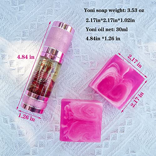 Matchone 3 PCS Yoni Soap Bar & Essential Oil, PH Balance Eliminates Odor Heals and Soothes MatchoneAu supplements