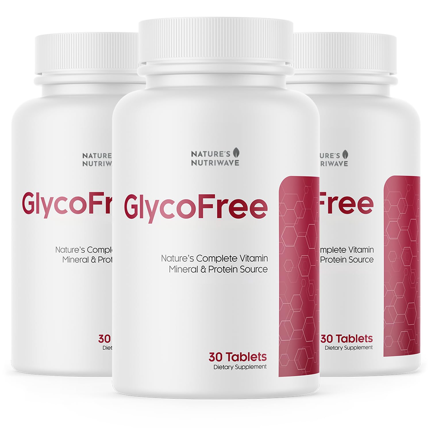 Nature’s NutriWave GLYCOFREE Supplement, Natural Plant-Based Blend with Berberine, Bitter Melon, Cinnamon, Inulin | Non-GMO, Made in USA - 30 Tablets, 3 Month Supply Nature’s NutriWaveAu supplements