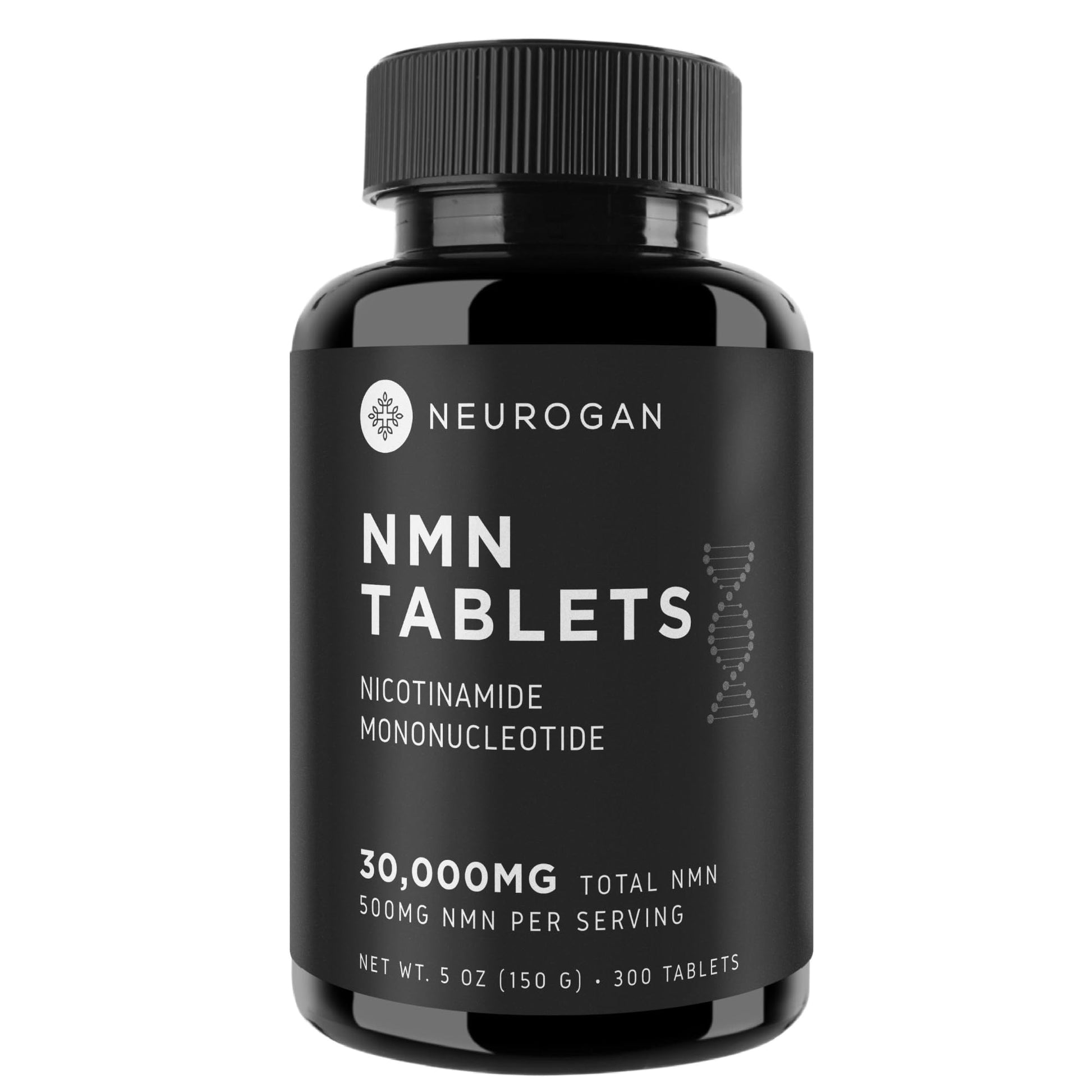 Neurogan NMN Supplement Tablets – Nicotinamide Adenine Dinucleotide Precursor for Cellular Energy & Brain Focus Support – 500 mg High-Potency Nicotinamide Mononucleotide per Serving, 300 Count NeuroganAu supplements