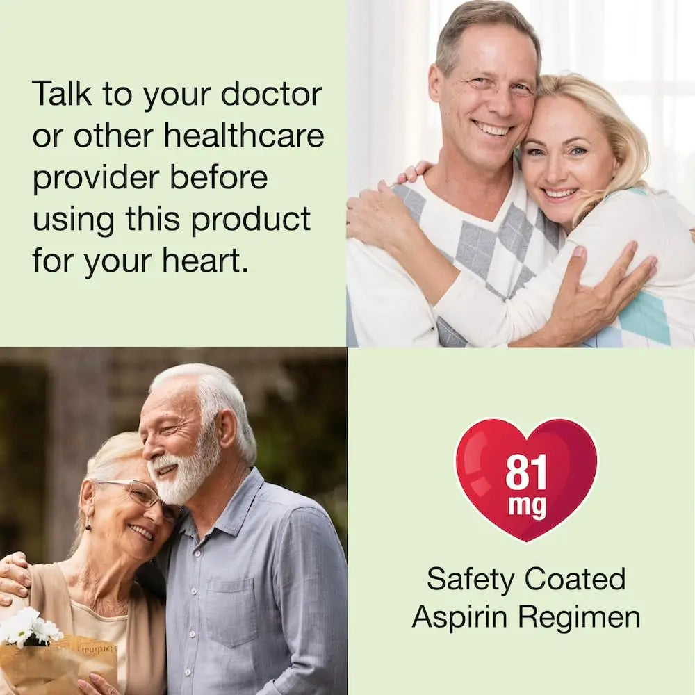 Puregen Labs Aspirin 81 mg Low Dose (NSAID) – 300 Enteric Coated Tablets P Puregen LabsAu supplements
