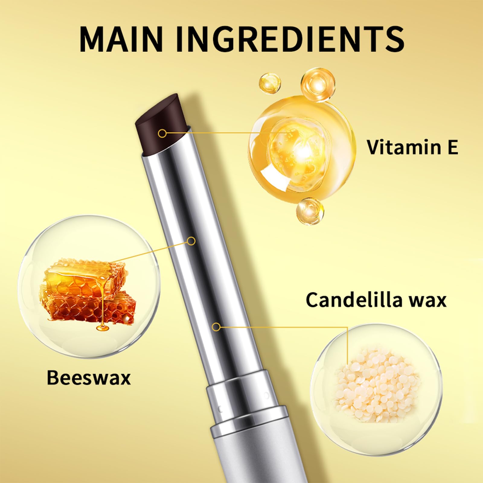 Honey Lipstick Tinted Lip Balm - Sheer Hydrating Lipstick for All Skin Tones - Moisturizing Lip Color, Nourishing Lip Balm with a Hint of Natural Black Cherry Tint BAISEN DIARYAu supplements