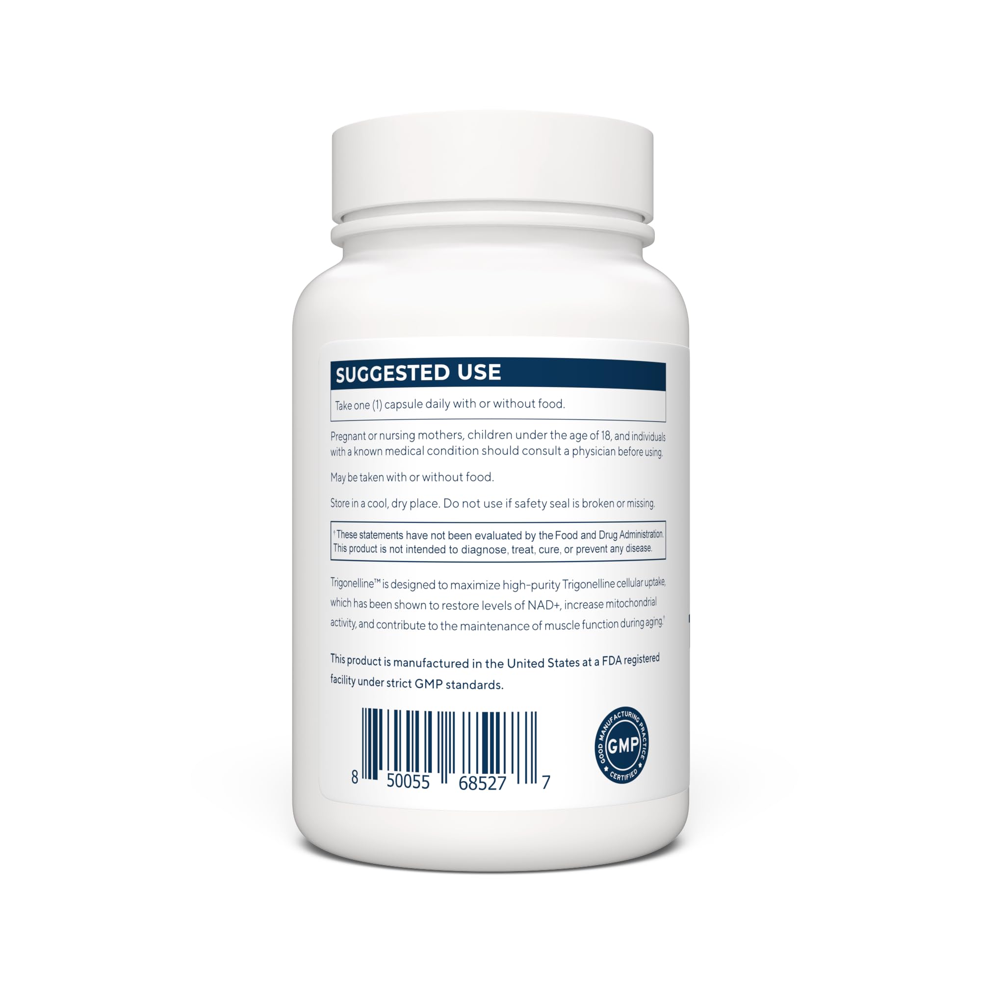 Renue By Science Trigonelline | High Strength Trigonelline TRG Methylated Niacin - 250mg Trigonilline Supplement Capsules | Non-GMO | Made in The USA & Third-Party Tested Renue By ScienceUS supplements