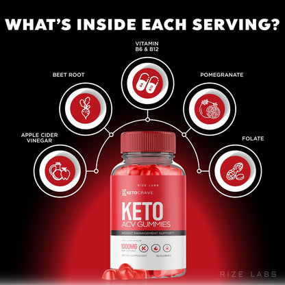 Keto Crave Gummies - Keto Crave ACV Gummies, Keto Crave for Advanced Weight Loss rize labsUS supplements