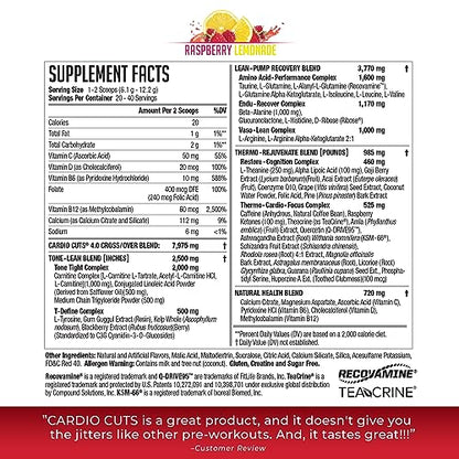 NDS Nutrition Cardio Cuts 4.0 - Raspberry Lemonade - 8.6 oz. NDS NutritionUS supplements