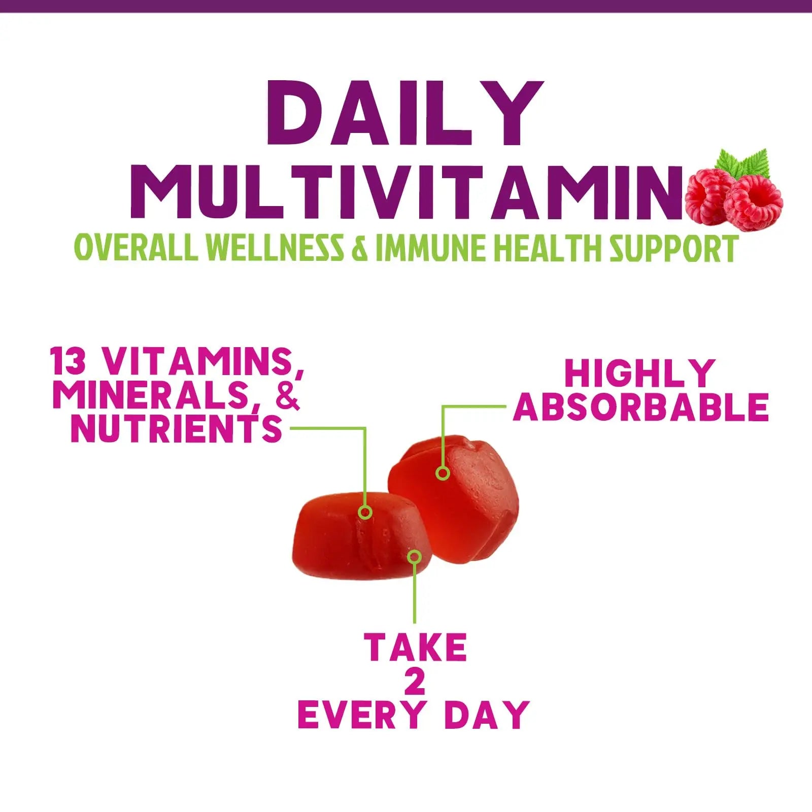 Multivitamin Gummies for Adult with Vitamins A, C, D, B12 - Gummy Multivitamins for Daily Nutritional Support Nature's NutritionAu supplements