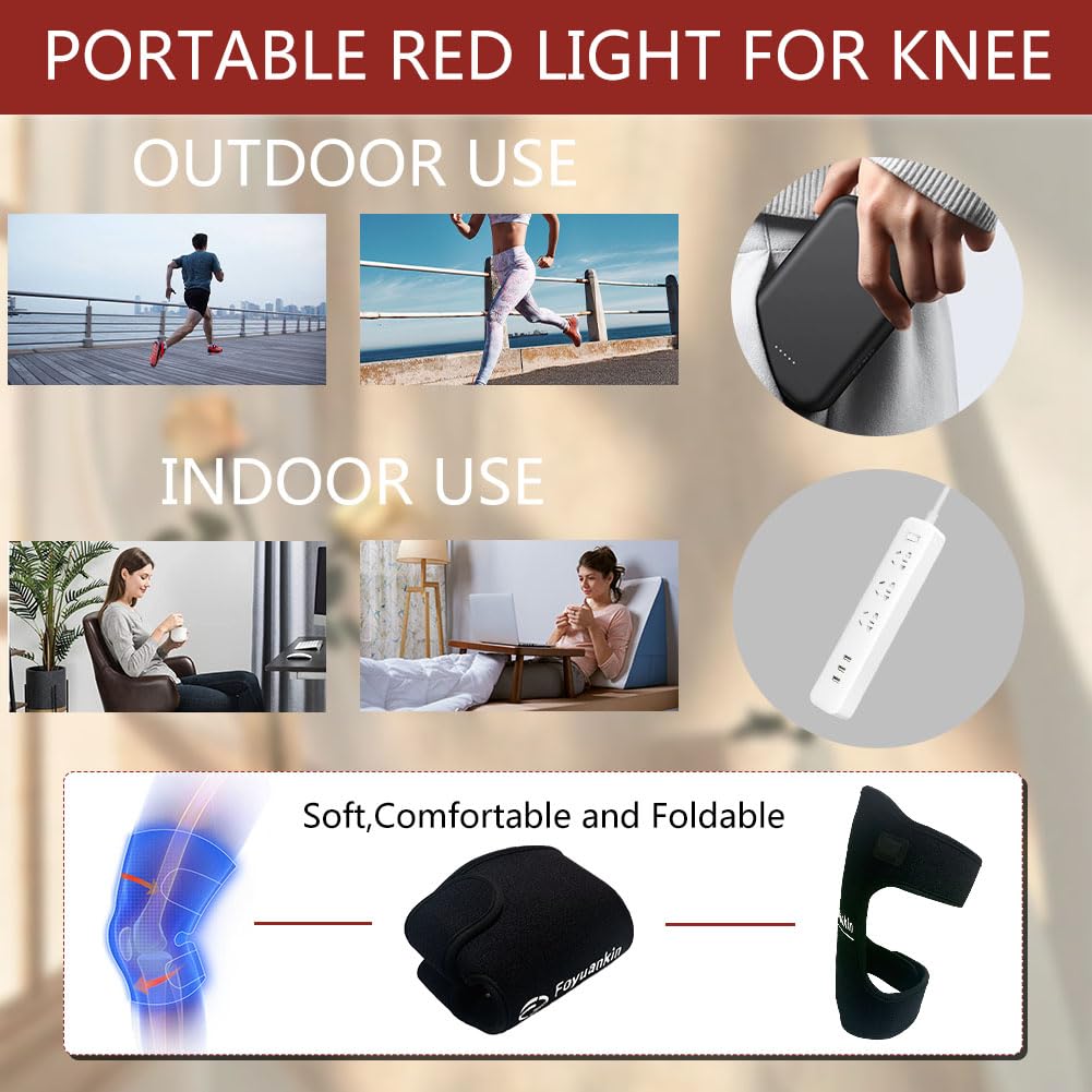 Foyuankin 660nm Red Light Therapy Pad for Joints, 850nm Infrared Light Benefits for Joint FoyuankinAu supplements