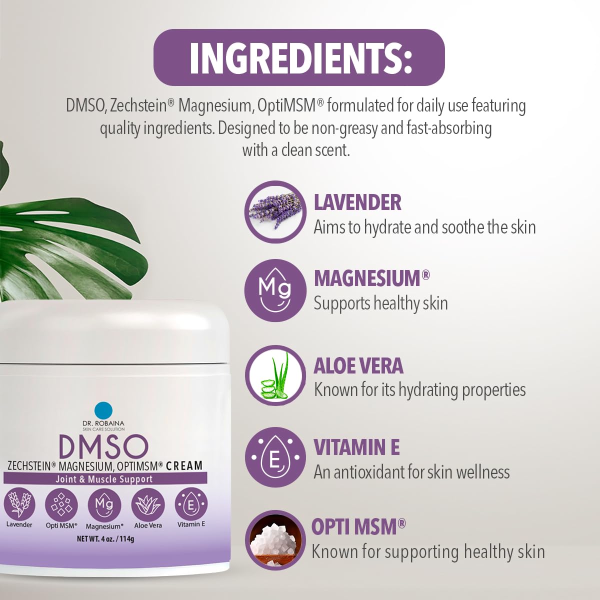 Arnica & DMSO Gel Recovery Bundle – 99.9% Pure Pharmaceutical Grade DMSO & Arnica Roll-On | Lavender Cream & Fast-Absorbing Gel | Hydrating & Non-Greasy | Made in USA Dr. RobainaAu supplements