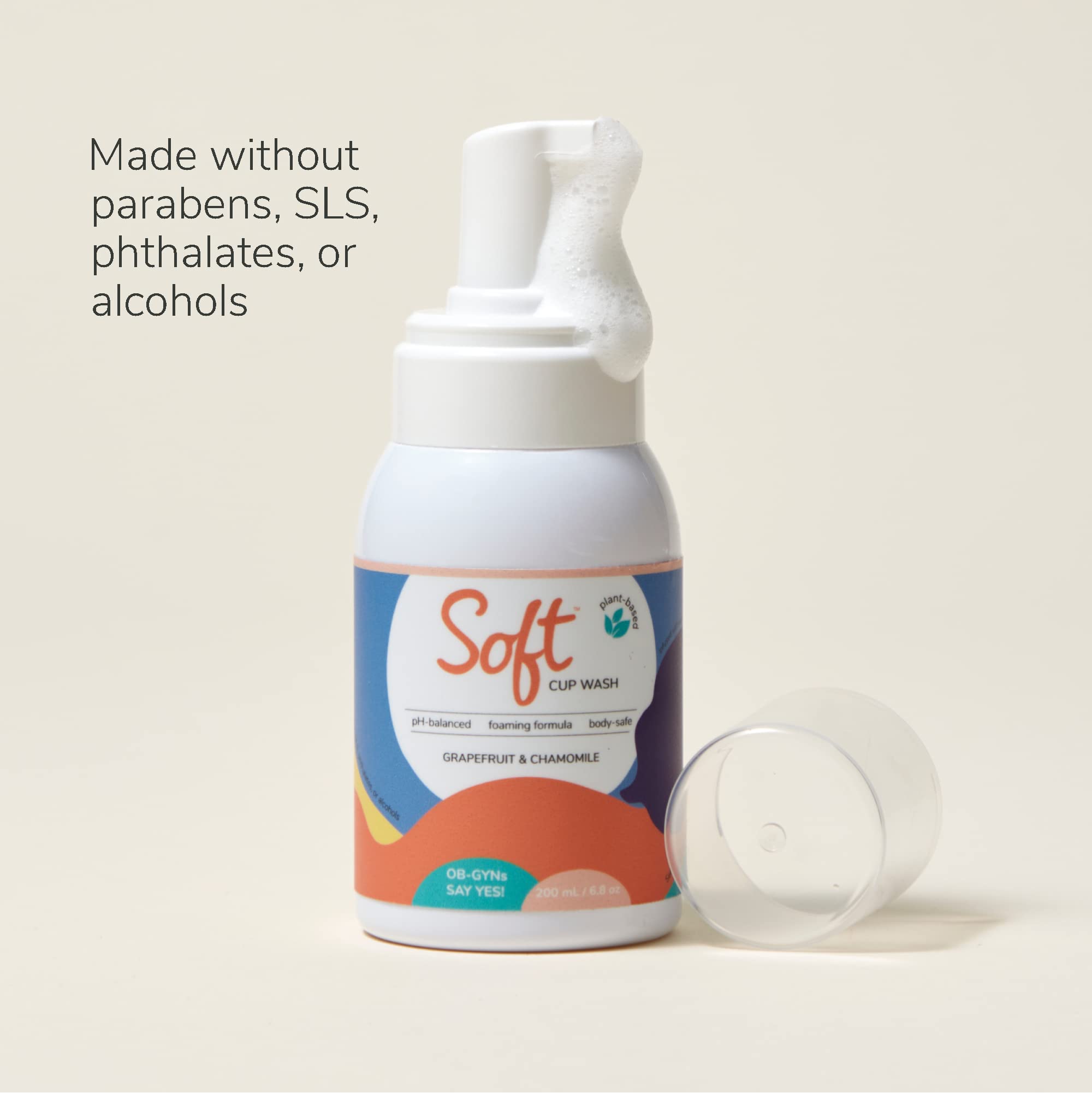 Soft Cup Wash | Menstrual Cup Cleanser for Silicone Period Cups | 6.8 oz | pH-Balanced SoftcupAu supplements