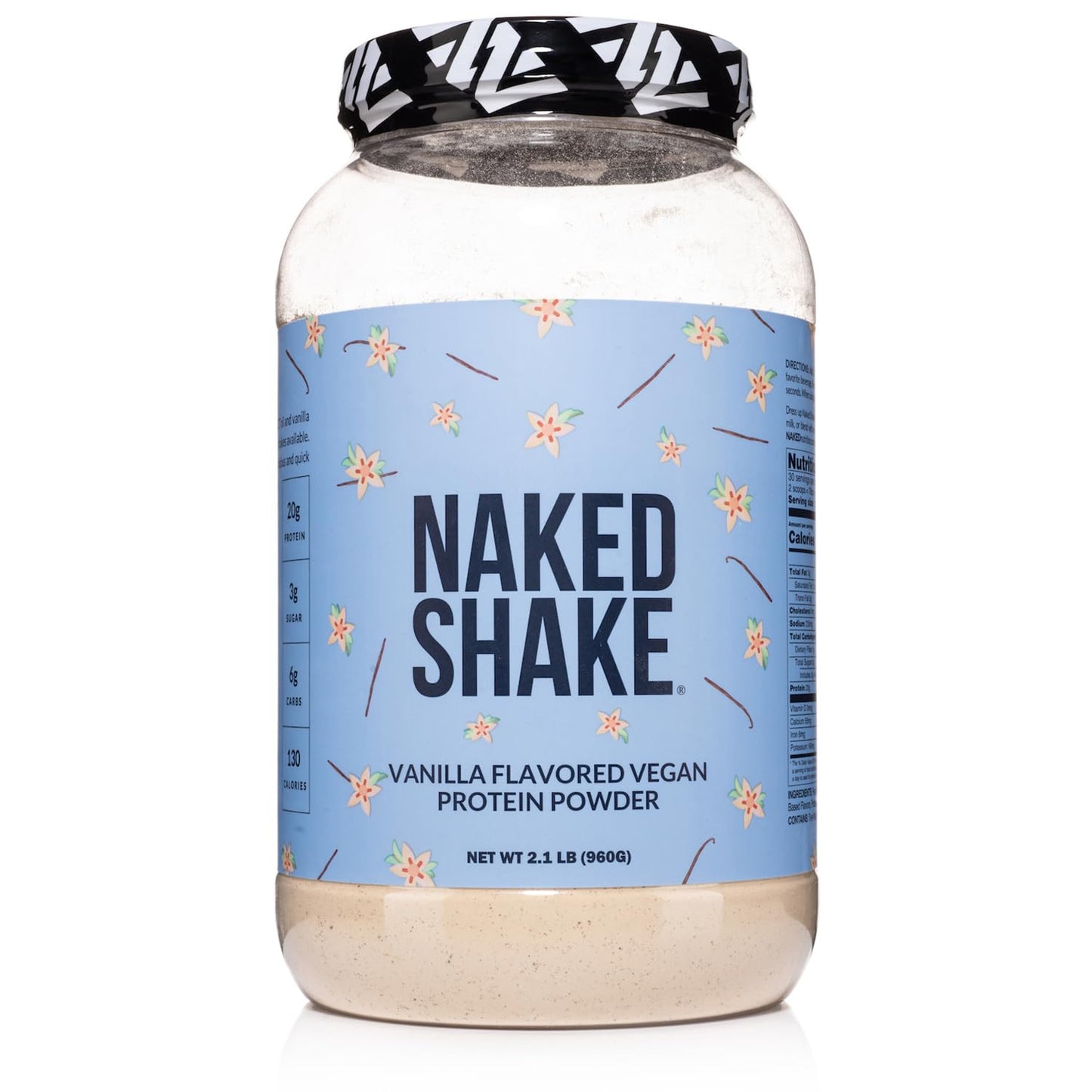 NAKED nutrition Naked Shake - Vanilla Protein Powder - Plant Based Protein Shake NAKEDUS supplements