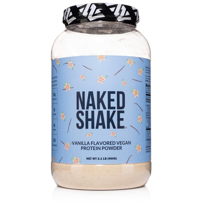 NAKED nutrition Naked Shake - Vanilla Protein Powder - Plant Based Protein Shake NAKEDUS supplements