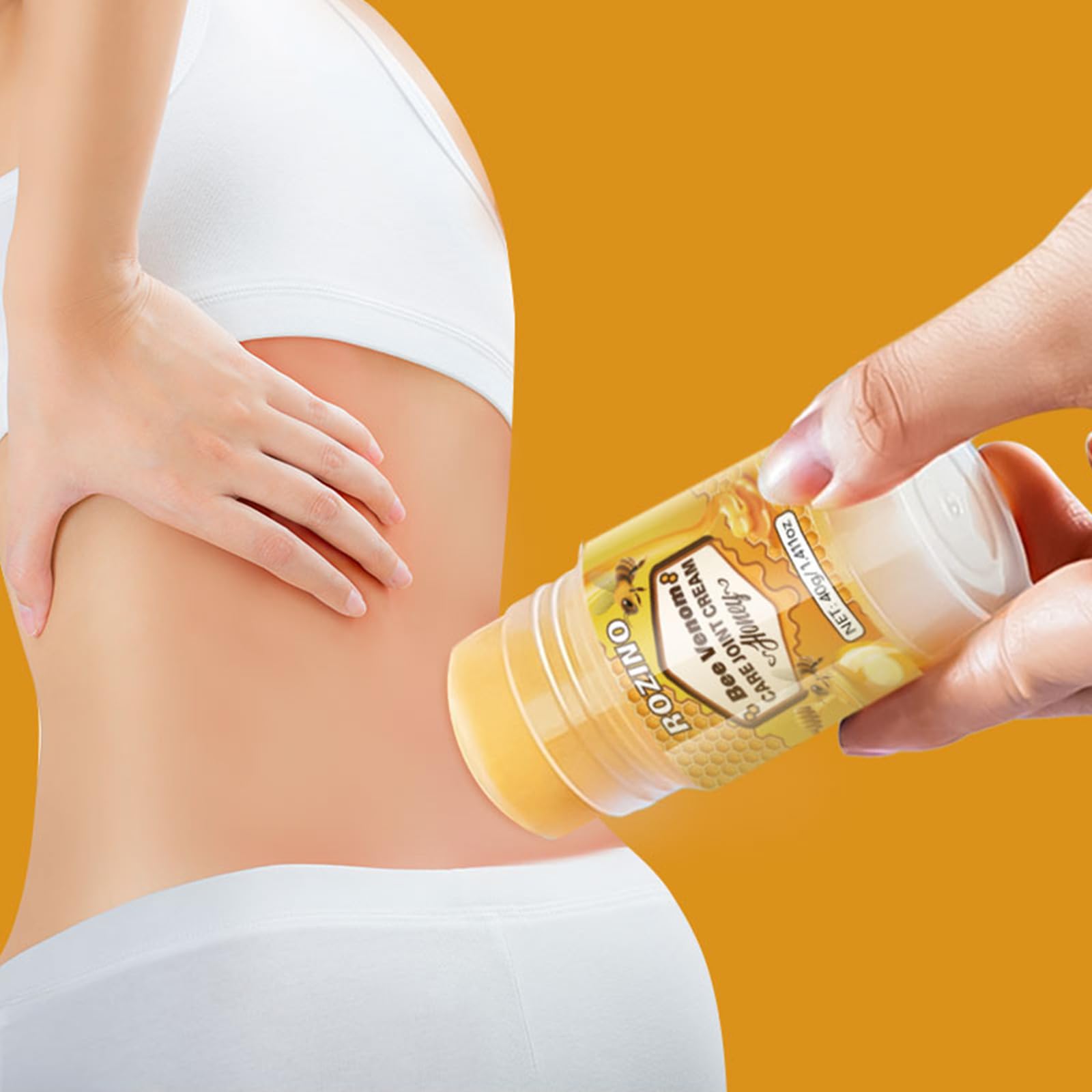 Bee Venom Joint Cream for Knees & Joint Support, Fast Absorbing, Non-Sticky Formula with Vitamin C, Aloe Vera for Soothing Comfort (1.411OZ) GenericAu supplements
