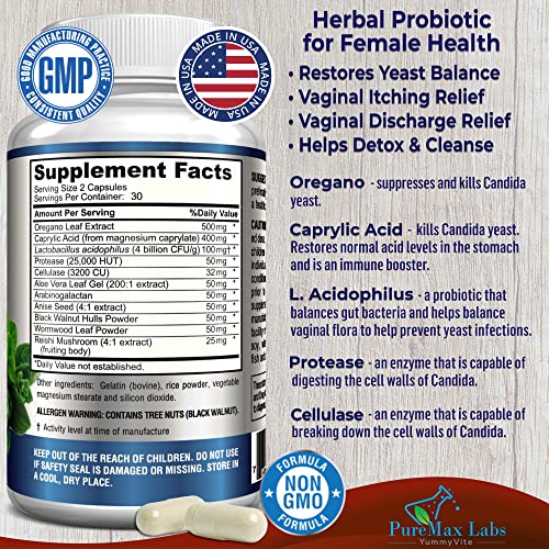 YUMMYVITE Balance Complex for Women - for Vaginal Health, Herbal Detox & Cleanse YUMMYVITEAu supplements