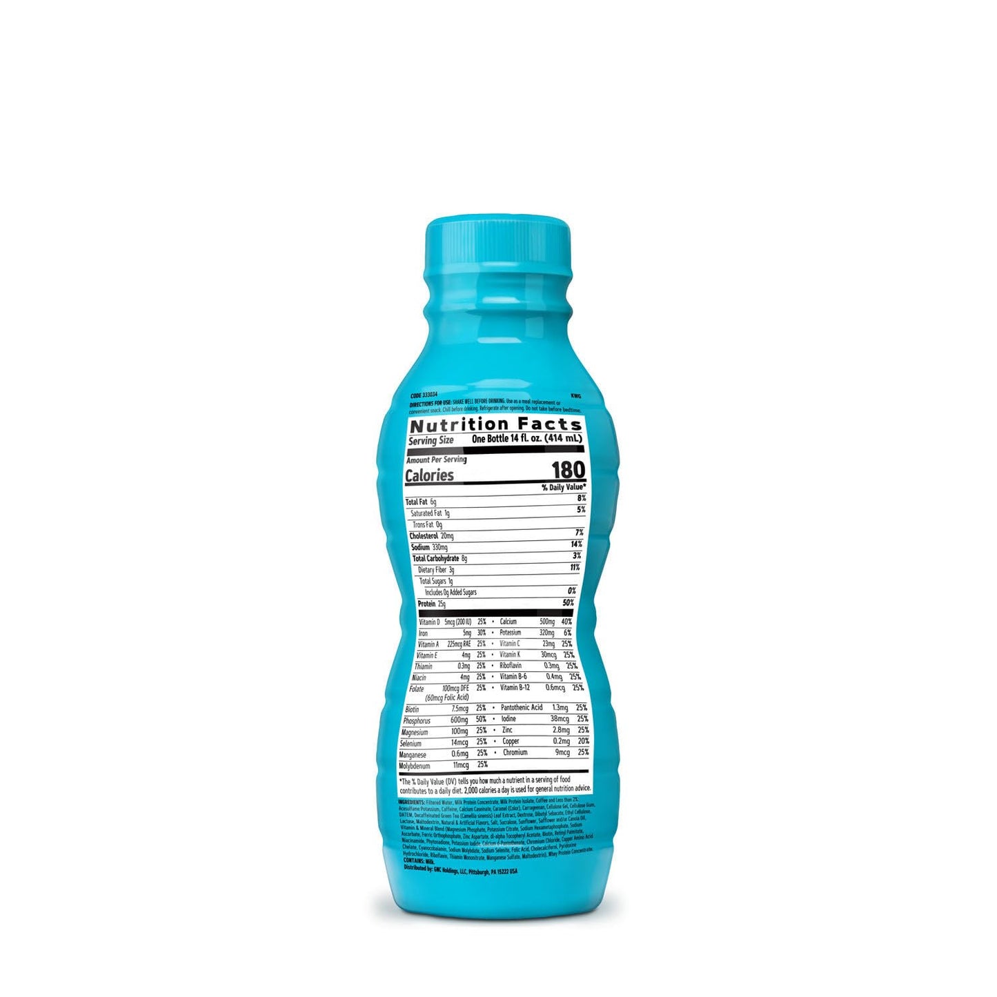 GNC Total Lean Lean Shake Burn - Vanilla Latte - 12 Bottles GNCUS supplements
