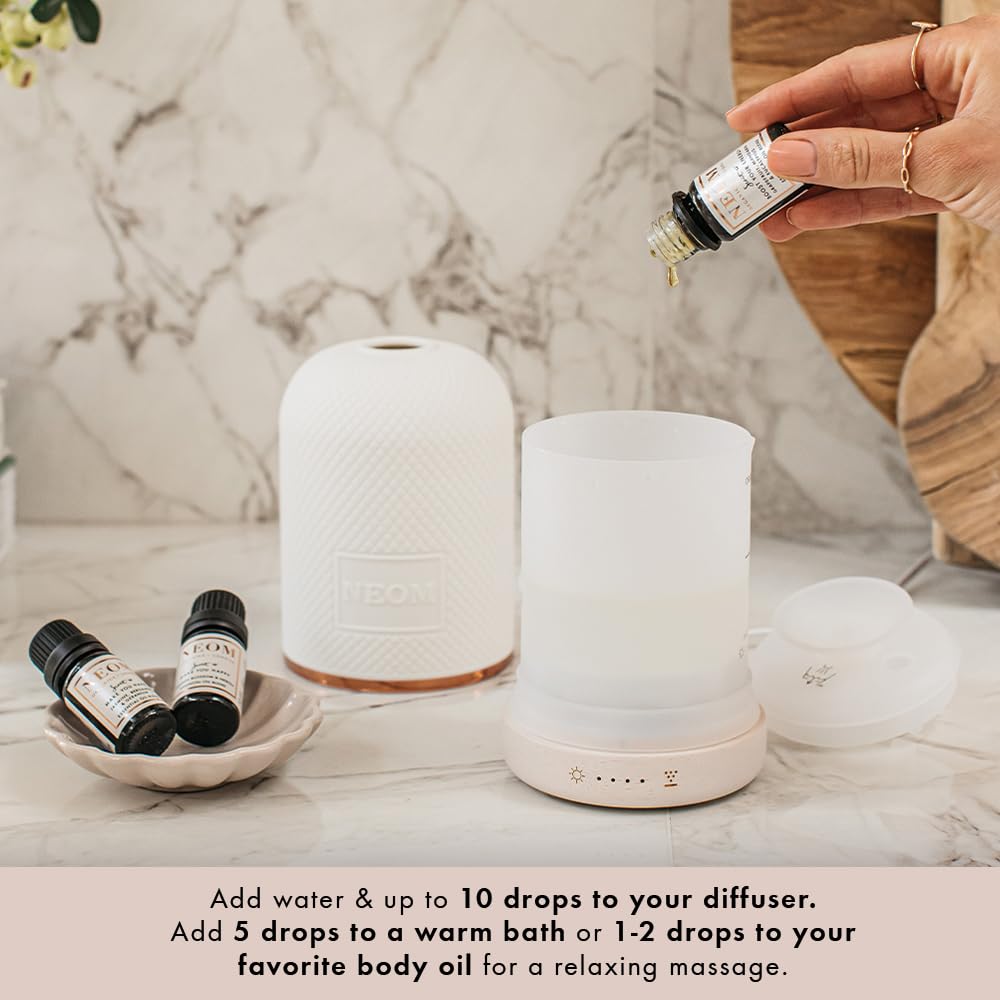 NEOM - Happiness Essential Oil Blend, 10ml | Neroli, Mimosa & Lemon | Scent to Make You Happy Range NeomAu supplements