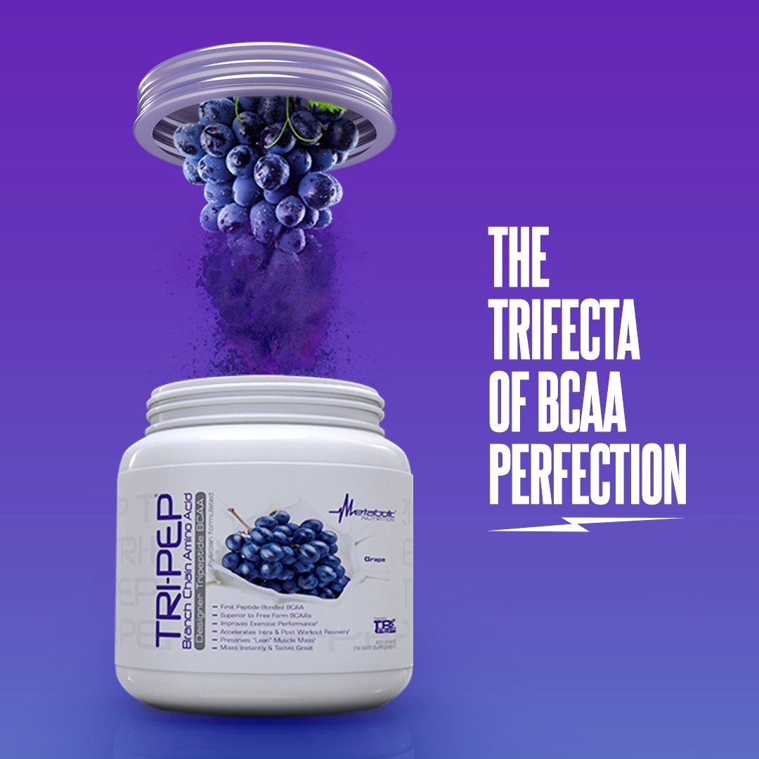 Metabolic Nutrition - TRIPEP - Tri-Peptide Branch Chain Amino Acid, BCAA Powder Metabolic NutritionUS supplements