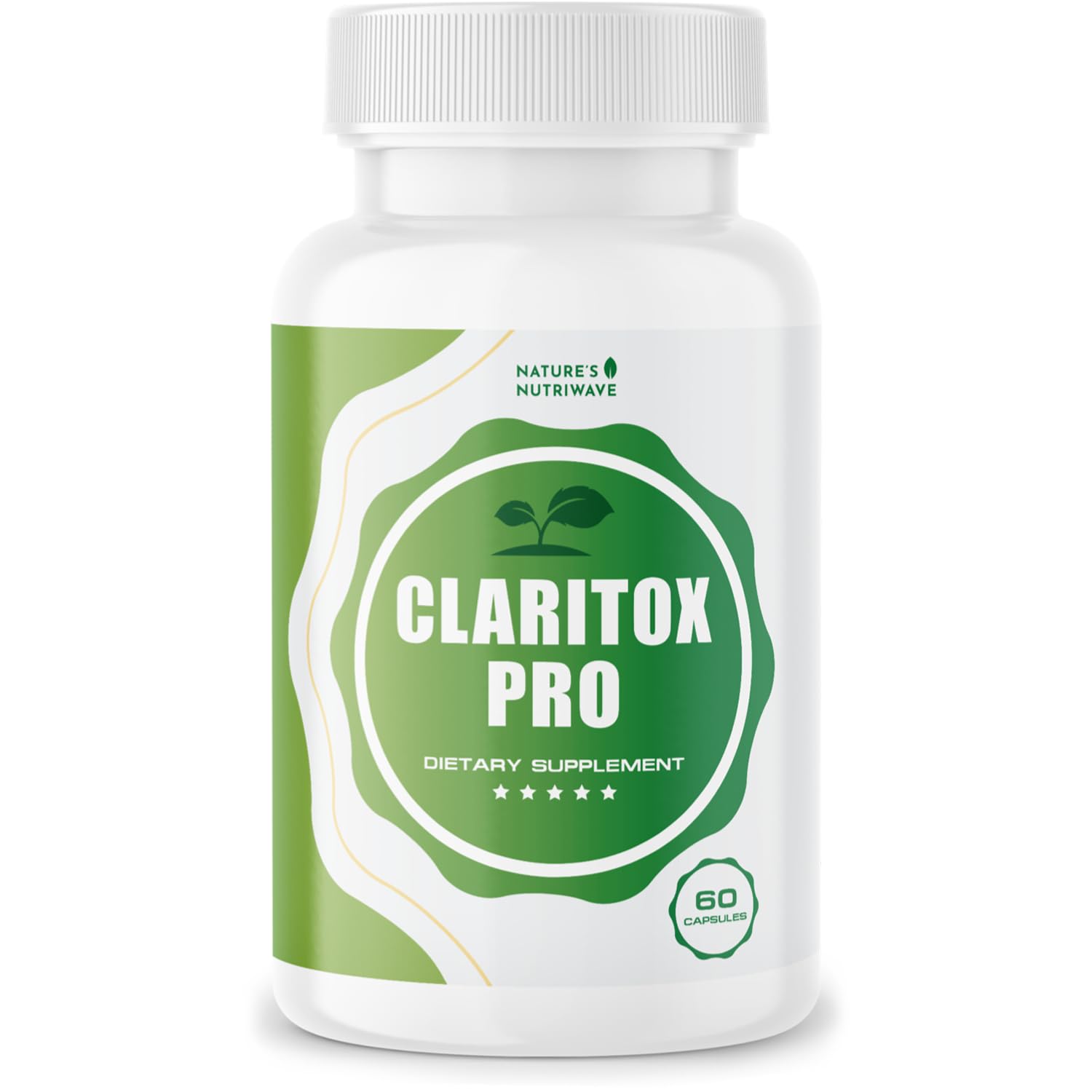 Claritox – Daily Wellness Supplement with Zinc, Chromium, Alpha Lipoic Acid, Green Tea Extract, Resveratrol & Botanical Blend – Non-GMO, Stimulant-Free Formula – 60 Caps, 30 Servings, 1 Month Supply Nature’s NutriWaveAu supplements
