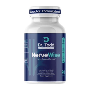 Dr. Todd NerveWise Nerve Support Supplement for Foot, Hand & Leg Comfort – Daily Formula for Healthy Nerve Function, Helps Support Nerve Balance, Body Comfort & Overall Nerve Wellness – 30 Day Supply Dr. ToddAu supplements
