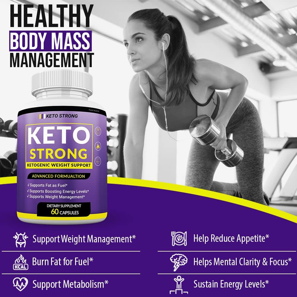 Gold Nutra (3 Pack) Keto Strong Diet Pills, New 2022 Formula, 3 Month Supply Gold NutraAu supplements