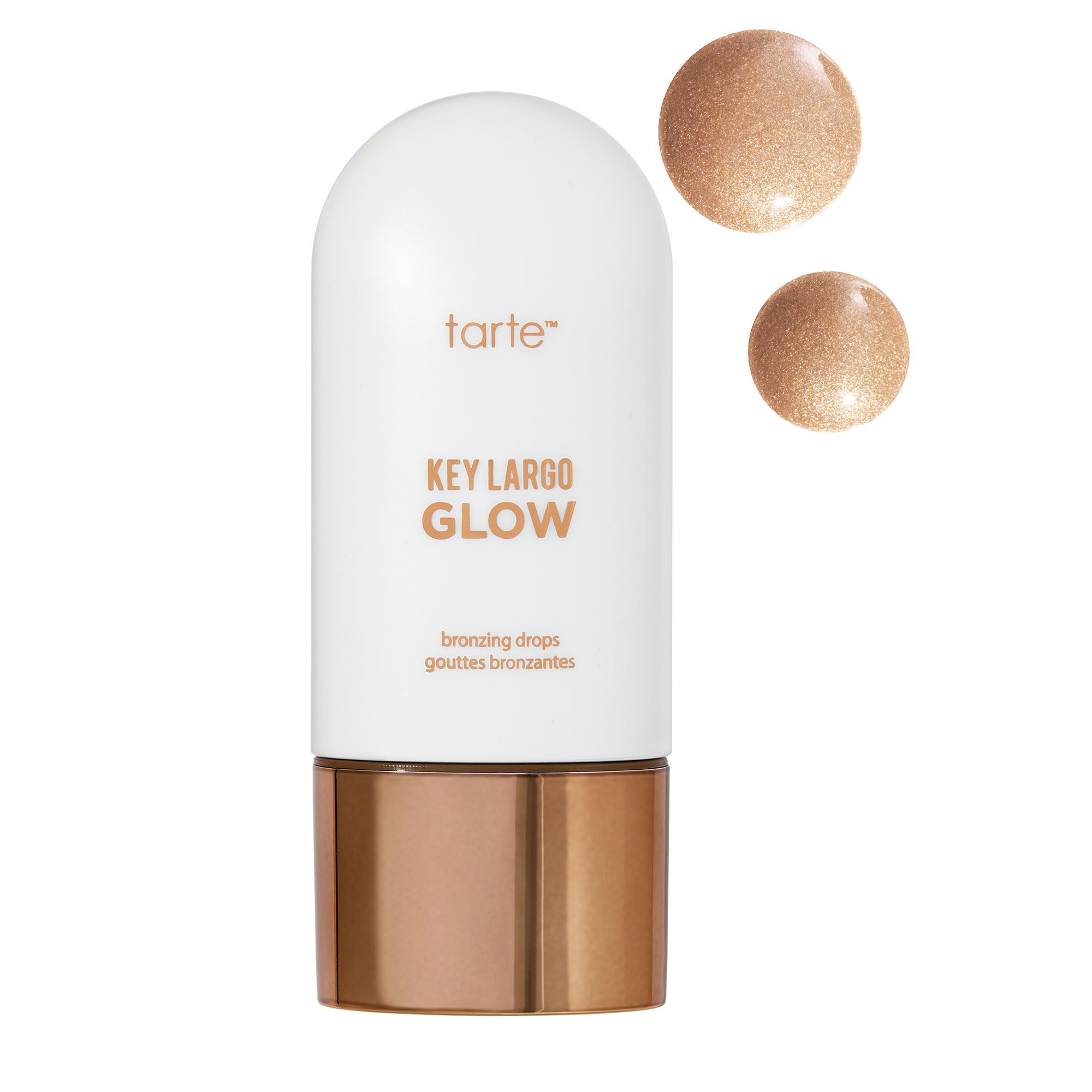 tarte key largo glow bronzing drops – Luminous Serum-Infused Liquid Bronzer with Vitamin E for Sun-Kissed Radiant Lightweight Hydration, Cruelty-Free, full size, champagne glow tarteAu supplements