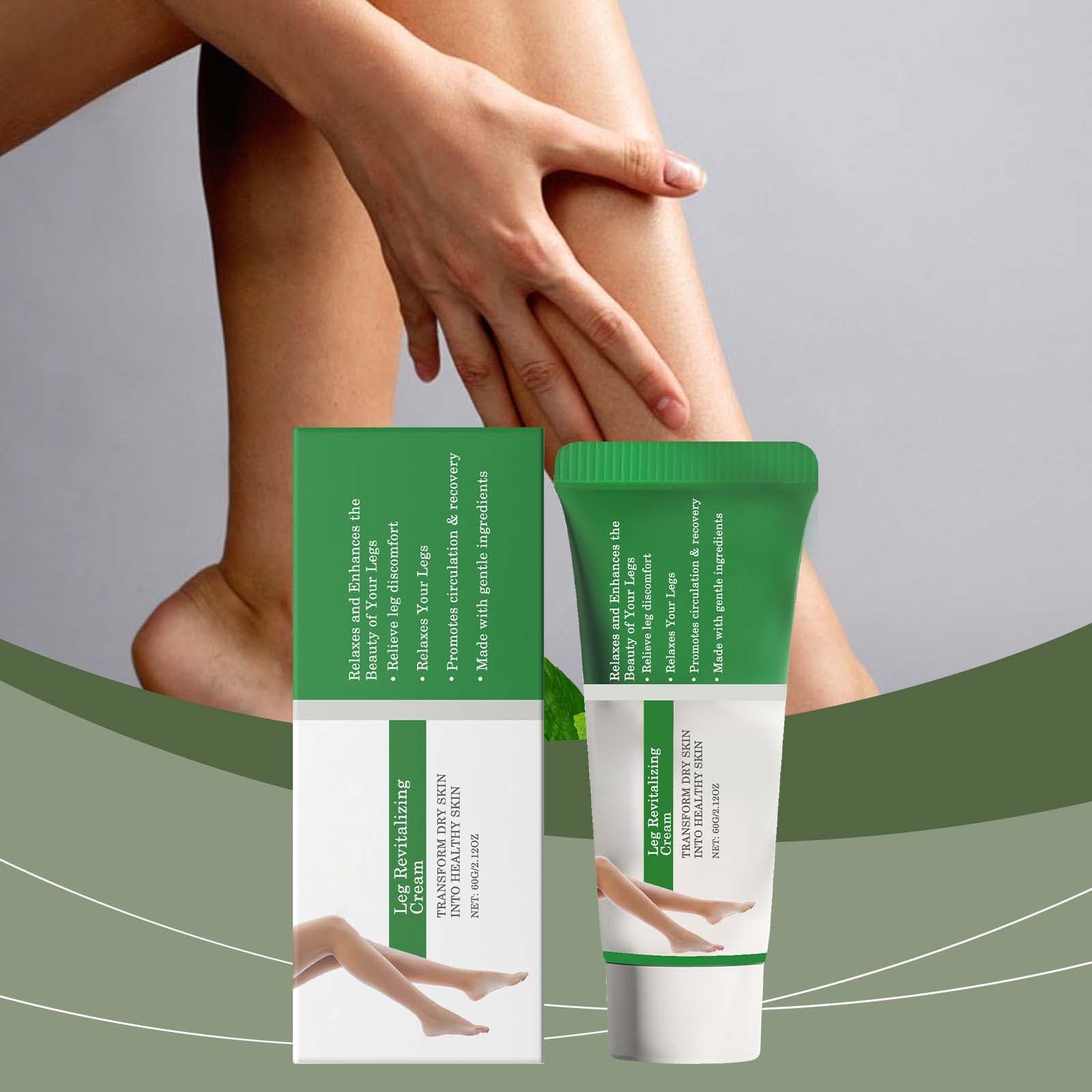 Leg Relief Cream Improves The Feeling Of Soreness And Swelling. Daily Muscle And Joint Care Massage Cream Is Suitable For Sedentary People In The Office To Reli GenericAu supplements