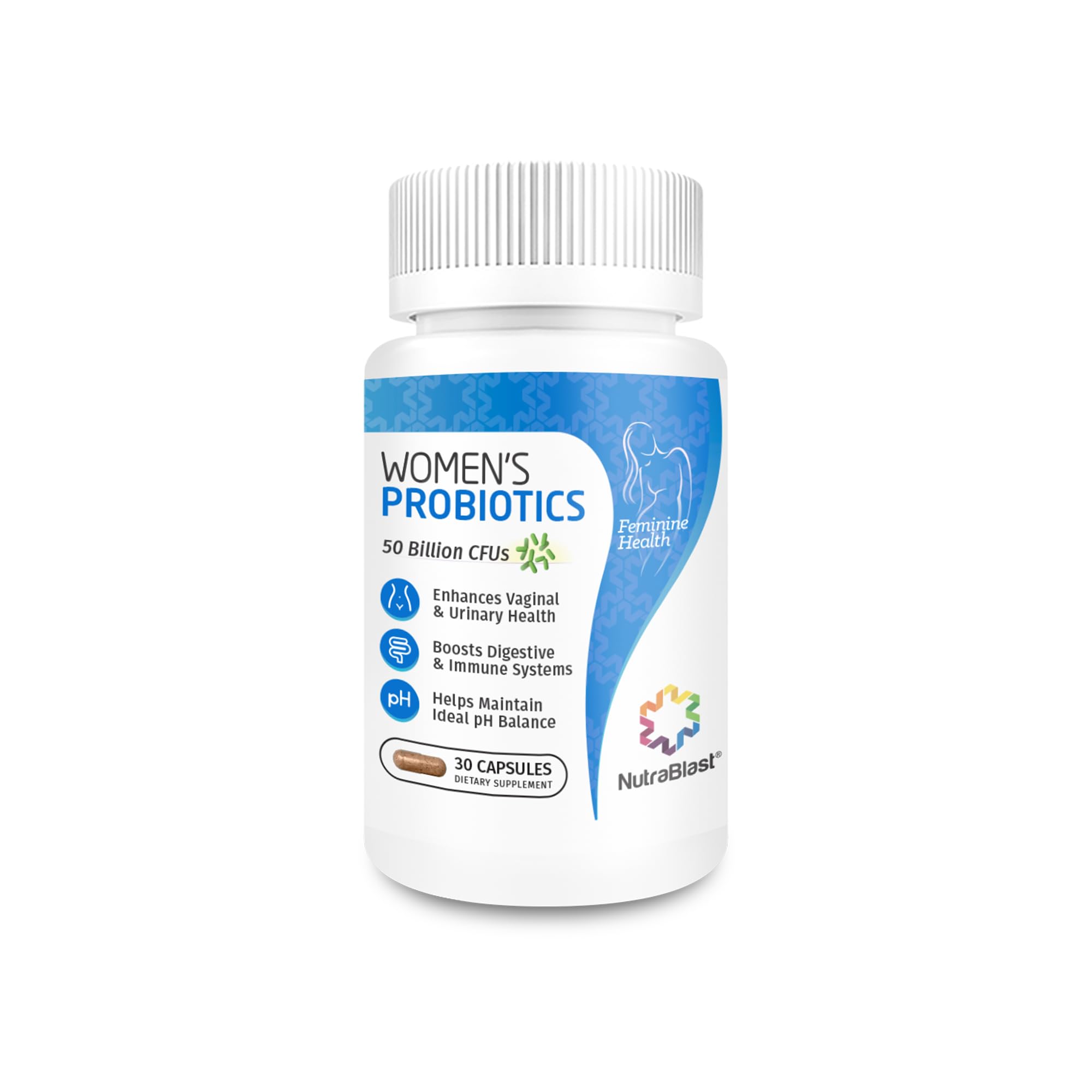 NutraBlast Vaginal Probiotics for Women Digestive, pH Balance, UT & Vaginal Health - 50 Billion CFU NutraBlastAu supplements
