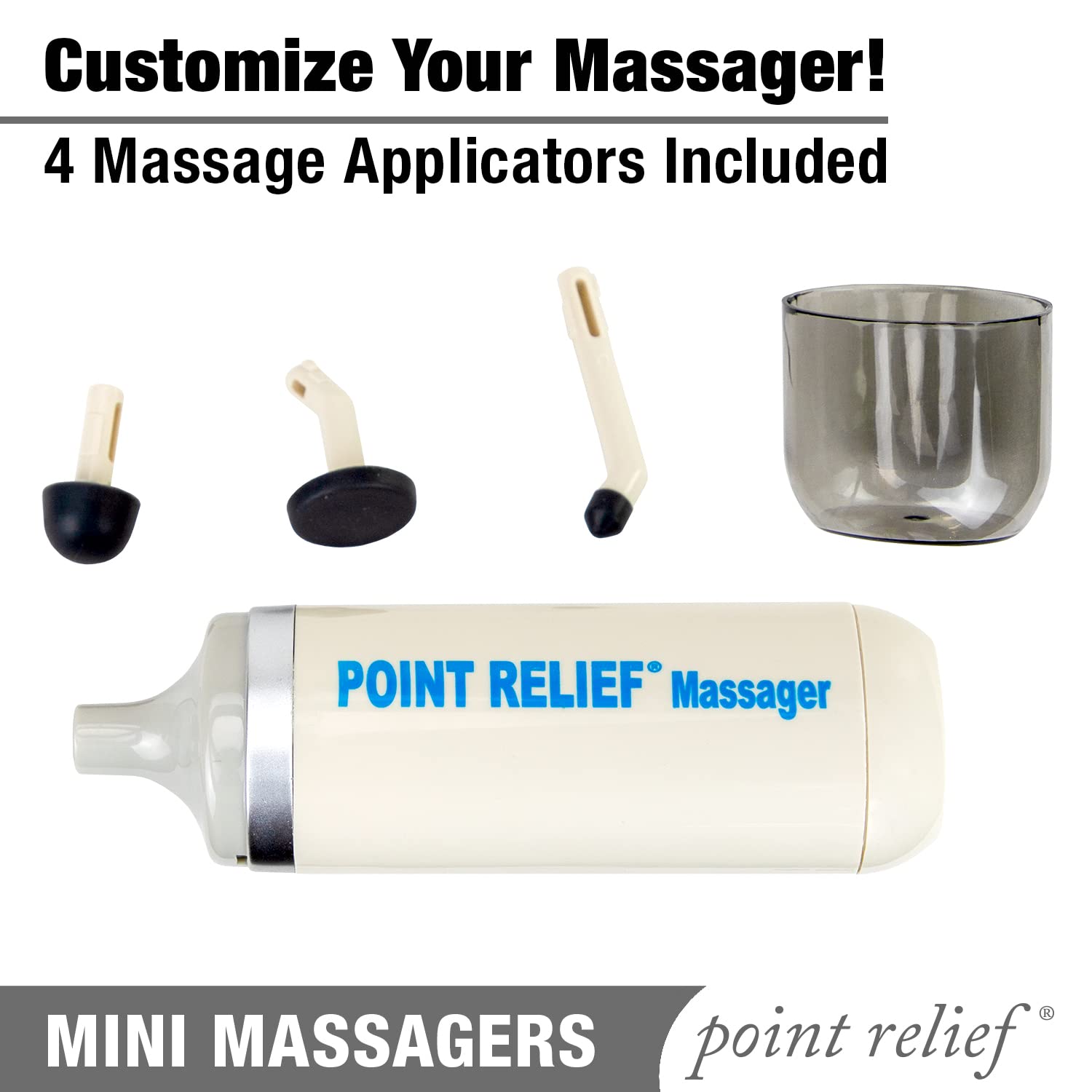 Point Relief 14-1050 Mini Massager for Handheld Targeted Massage Therapy Relieve Muscle Pain Point ReliefAu supplements