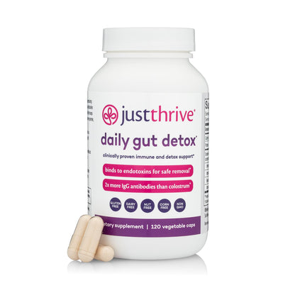 Daily Gut Detox - Ultra-Concentrated Detox & Immune Support Supplement with IgG Antibodies - Promotes Gut Health, Detoxification & Balanced Immune Response Just ThriveUS supplements