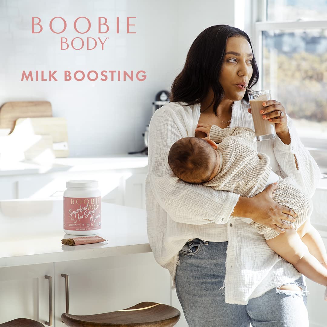 Boobie Body Organic Superfood Plant-Based Protein Shake, Chocolate Bliss, [23.4oz, 1 Tub] Boobie BrandsUS supplements